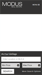 Mobile Screenshot of modusrealestate.com