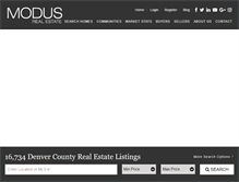 Tablet Screenshot of modusrealestate.com